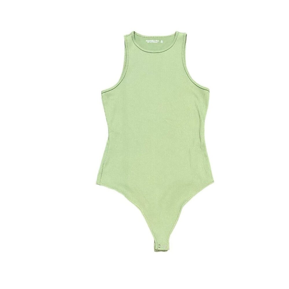 Abercrombie & Fitch Soft AF Collection Size Womens‎ Medium Green Ribbed Tank